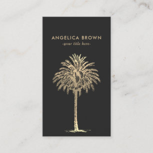 Cartão de visita de Palm Tree