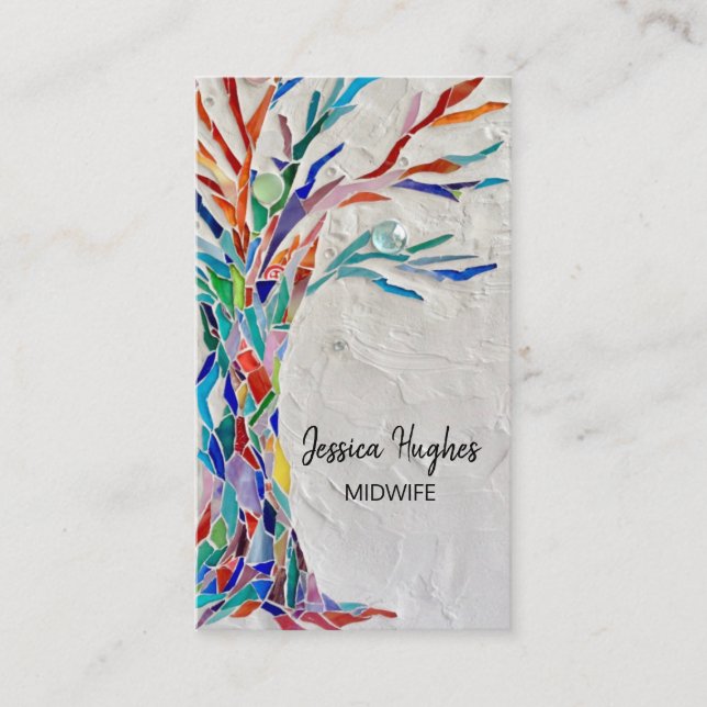 Cartão de visita de parteira (Frente)