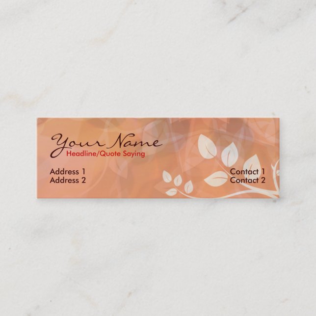 Cartão de visita de Pasoflora (Frente)