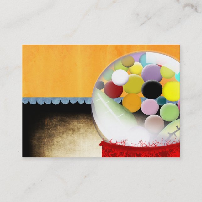 Cartão de visita de pastilha (Frente)