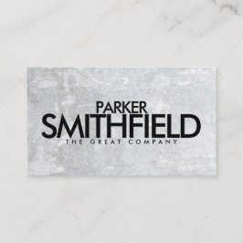 Cartão de visita de Pedra Concreta da cinza