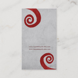 cartão de visita de pele de cordeiro