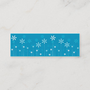 Cartão de visita de pele - Poppies