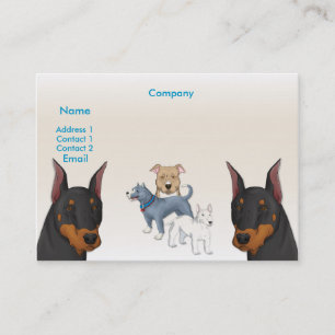 Cartão de visita de Perfil K9