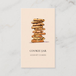 Cartão de visita de pêssego de cor d'água de panif