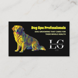Cartão de visita de Pet de Serviços de Logotipo Pe