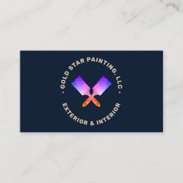 Cartão de visita de Pincel Cruzado de Casa