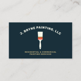 Cartão de visita de Pincel de Pintura da Casa