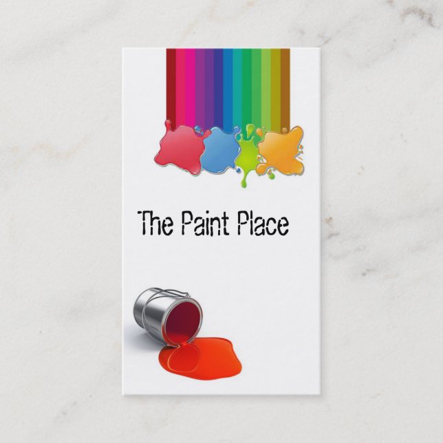 Cartão de visita de pintor (Frente)