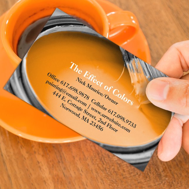 Cartão de visita de pintura (Criador carregado)