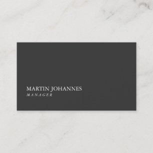 Cartão de visita de Placa Profissional Moderna