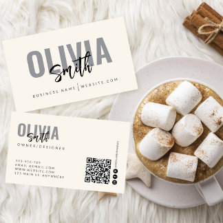 Cartão de visita de Planeamento Profissional Minim