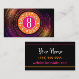 Cartão de visita De Posh Do Sentido