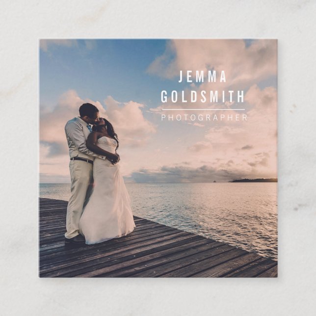 Cartão de visita de Praça Fotográfica (Frente)