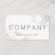 Cartão de visita de prata cinzento luminoso