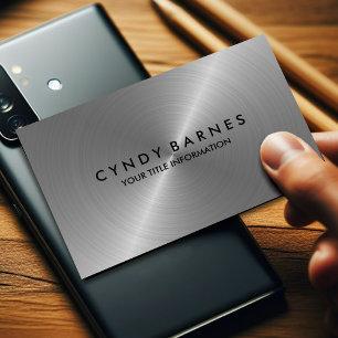 Cartão de visita de prata do brilho