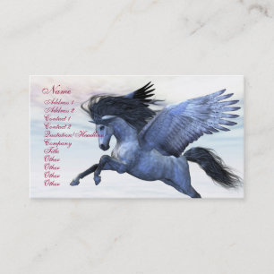 CARTÃO DE VISITA DE PRATA PEGASUS