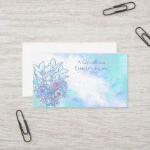 Cartão de visita de Presente do Flor Compre