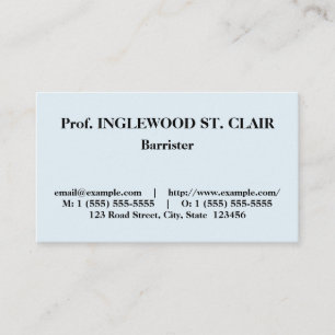 Cartão de visita de procurador profissional minima