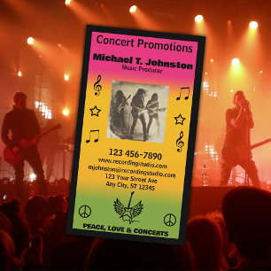 Cartão de visita de Produtor de Música