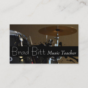 Cartão de visita de Professor de Música do Conju