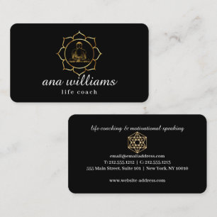 Cartão de visita de professor de vida de Fire Mand