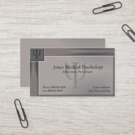 Cartão de visita de psicólogo