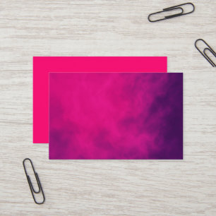 Cartão de visita de púrpura magenta - personalizáv