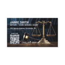 Cartão de visita de QR notarial