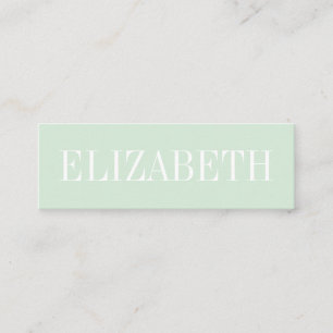 Cartão de visita de QRCode Verde Moderno