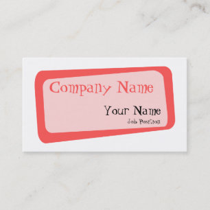 Cartão de visita de quadrados tortos