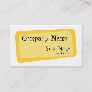 Cartão de visita de quadrados tortos