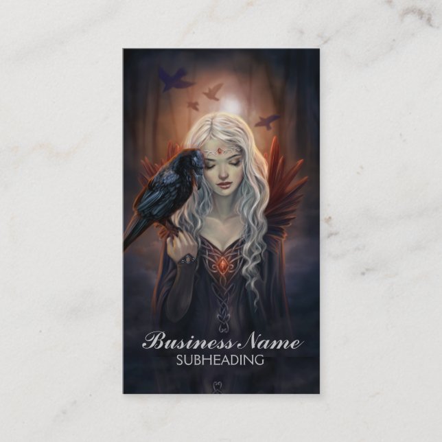 Cartão de visita de Ravenkin (Frente)