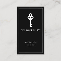 Cartão de visita de Real Estate