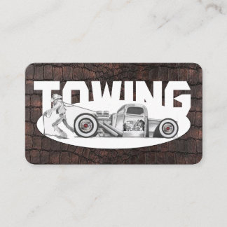 Cartão de visita de reboque