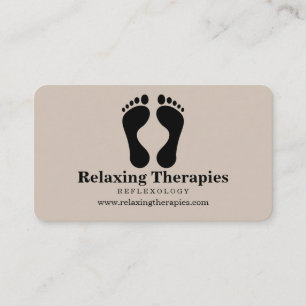 Cartão de Visita de Reflexologia