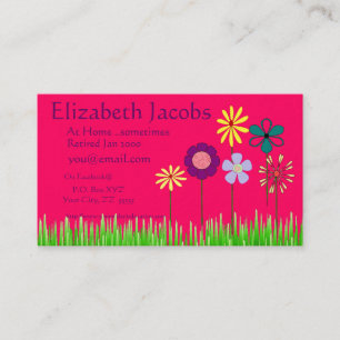 Cartão de visita de Reforma do Baby Boomer