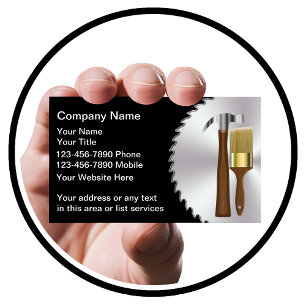 Cartão de visita de Remodelação