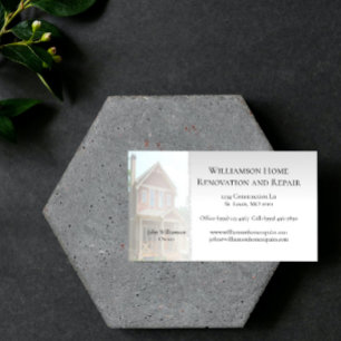 Cartão de visita de Renovação e Reparo Domésti