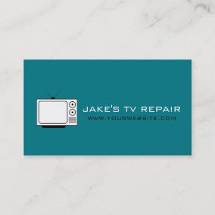Cartão de Visita de Reparação de TV