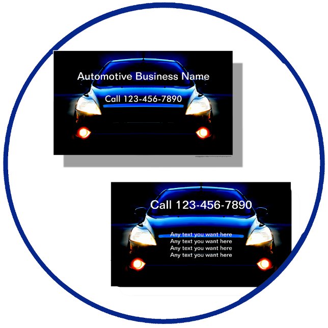 Cartão de visita de reparo automático legal (Criador carregado)