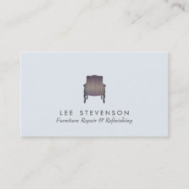 Cartão de visita de Reparo e Refinação de Mobiliár