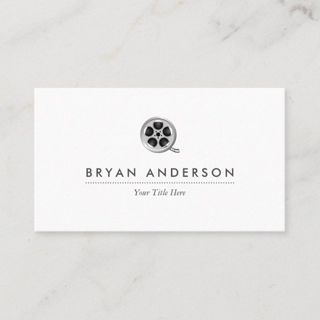 Cartão de visita de Rolagem de Filme (Frente)