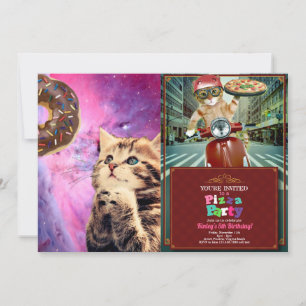 Cartão de visita de rosquinha de desejos de gatos