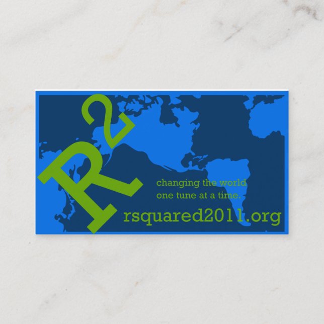 Cartão de visita de RSquared (Frente)