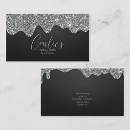 Cartão de visita de sala de beleza personalizada