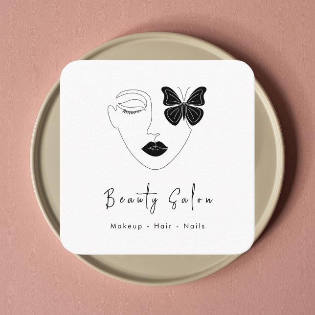 Cartão de visita de Salão de Beleza Profissional M (Criador carregado)