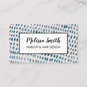 Cartão de visita de Salão de Cabelo Artista Geomét