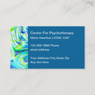 Cartão de Visita de Saúde Mental de Psicoterapeuta