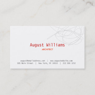 CARTÃO DE VISITA DE SCRIBBLE DO DESIGNER